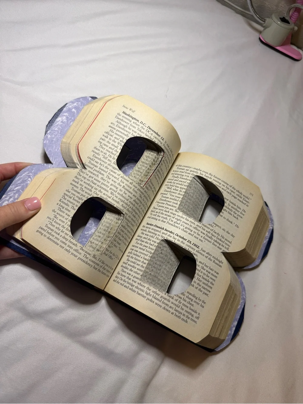 Blue Letter B Book-Shaped - Home Office Accent